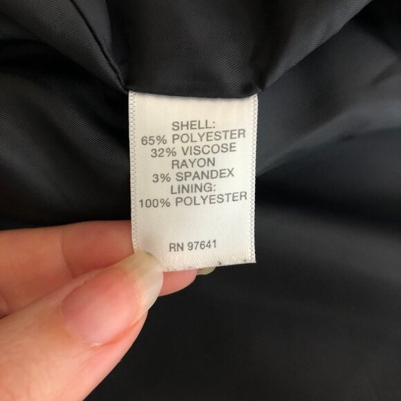 J Jill Charcoal Gray Heavy Fleece Coat Size M Full Zip Button - Picture 9 of 9